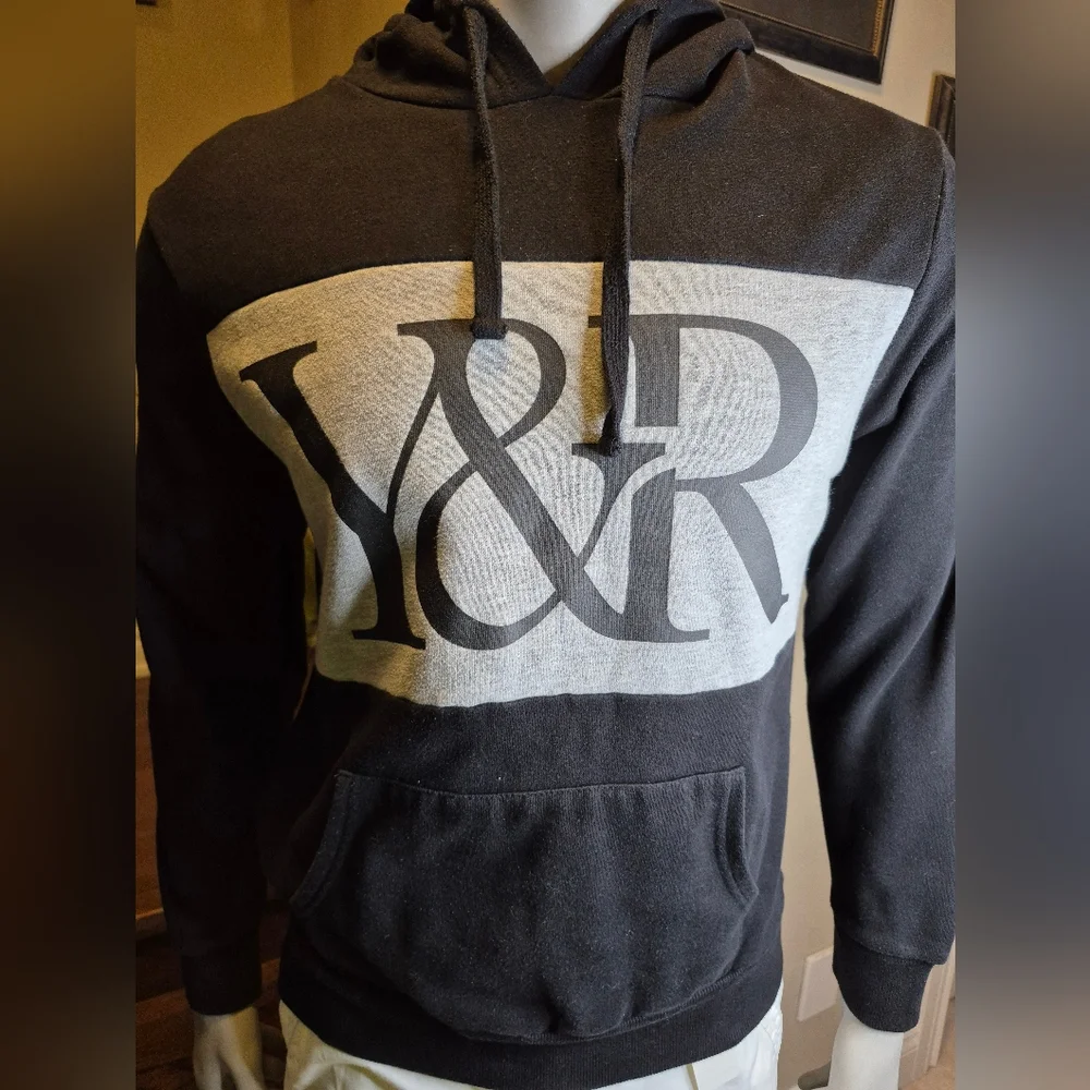 Young & Reckless Black and Gray Sweatshirt Hoodie - Picture 7 of 11